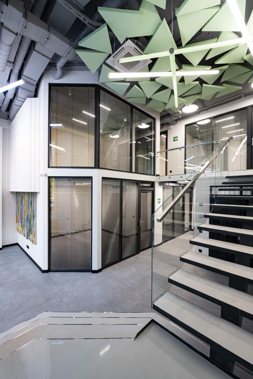 Акустические потолки K&R Design в коворкинге